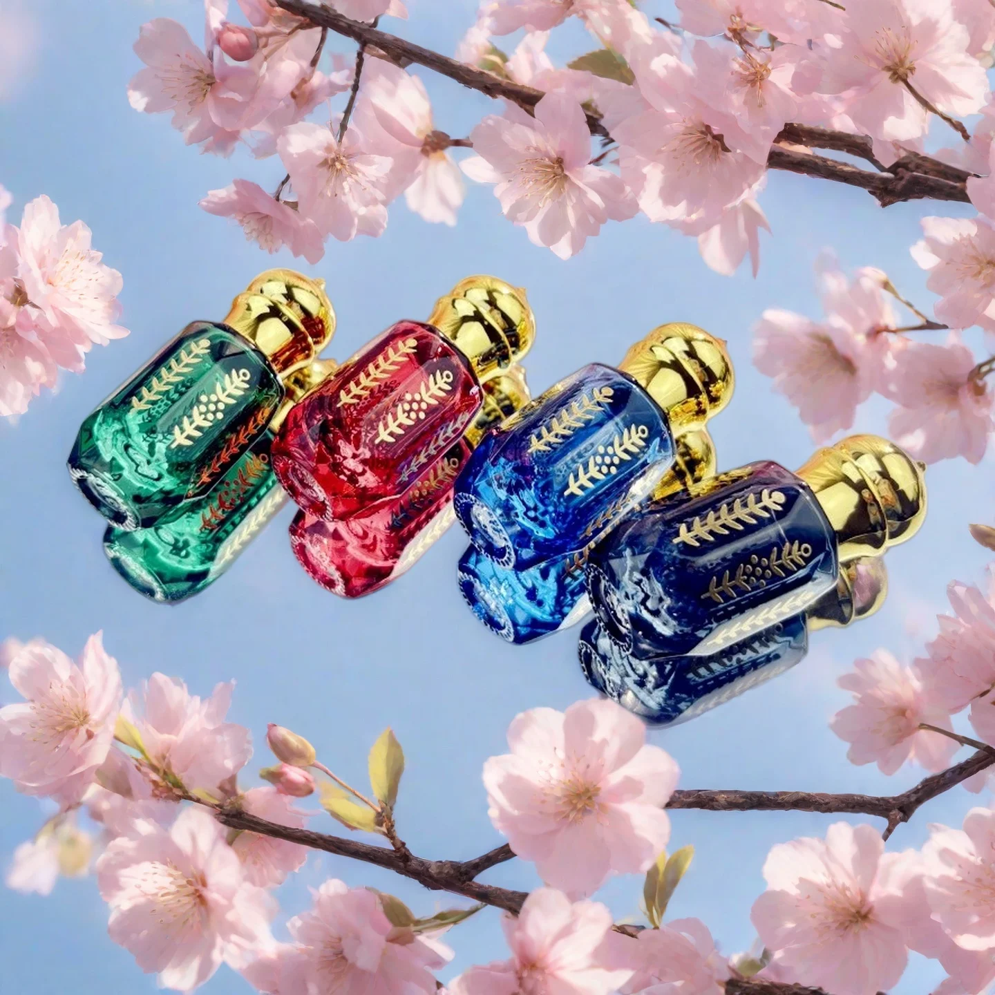 

Colorful 6ml Glass Roll on Bottle Empty Attar Oil Bottles Essential Oil Roller Massage Perfume Botle