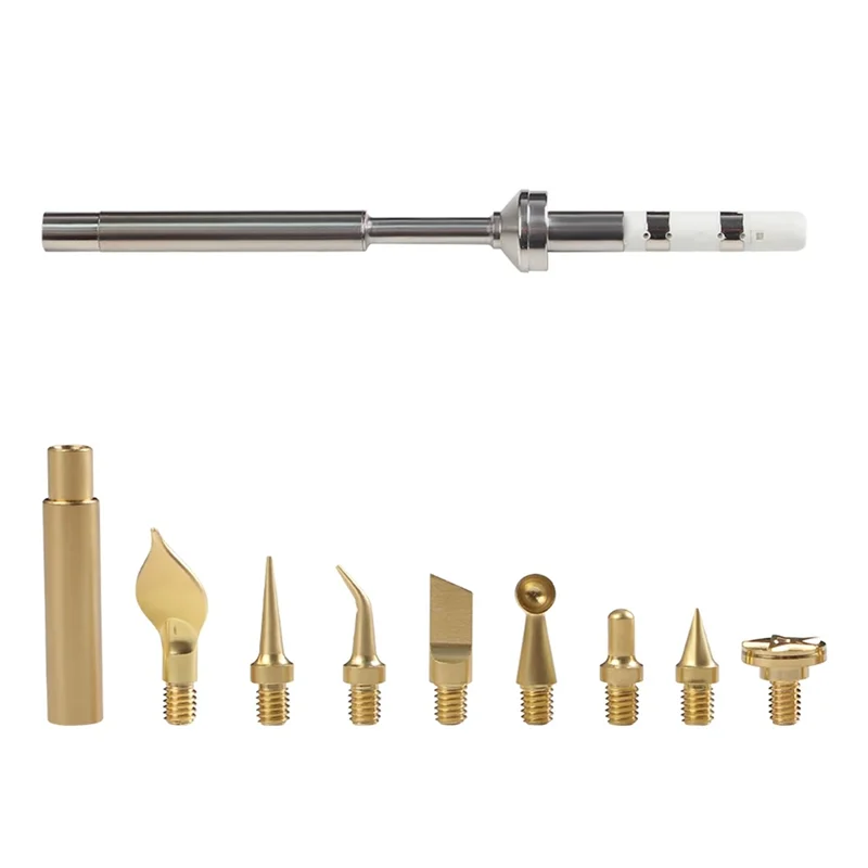 

0Z-тепловая гайка, железный наконечник, нагревательный набор, инструмент для пайки, железный наконечник TS100, 3D-печать, модифицированный инструмент для отделки, внутренняя резьба