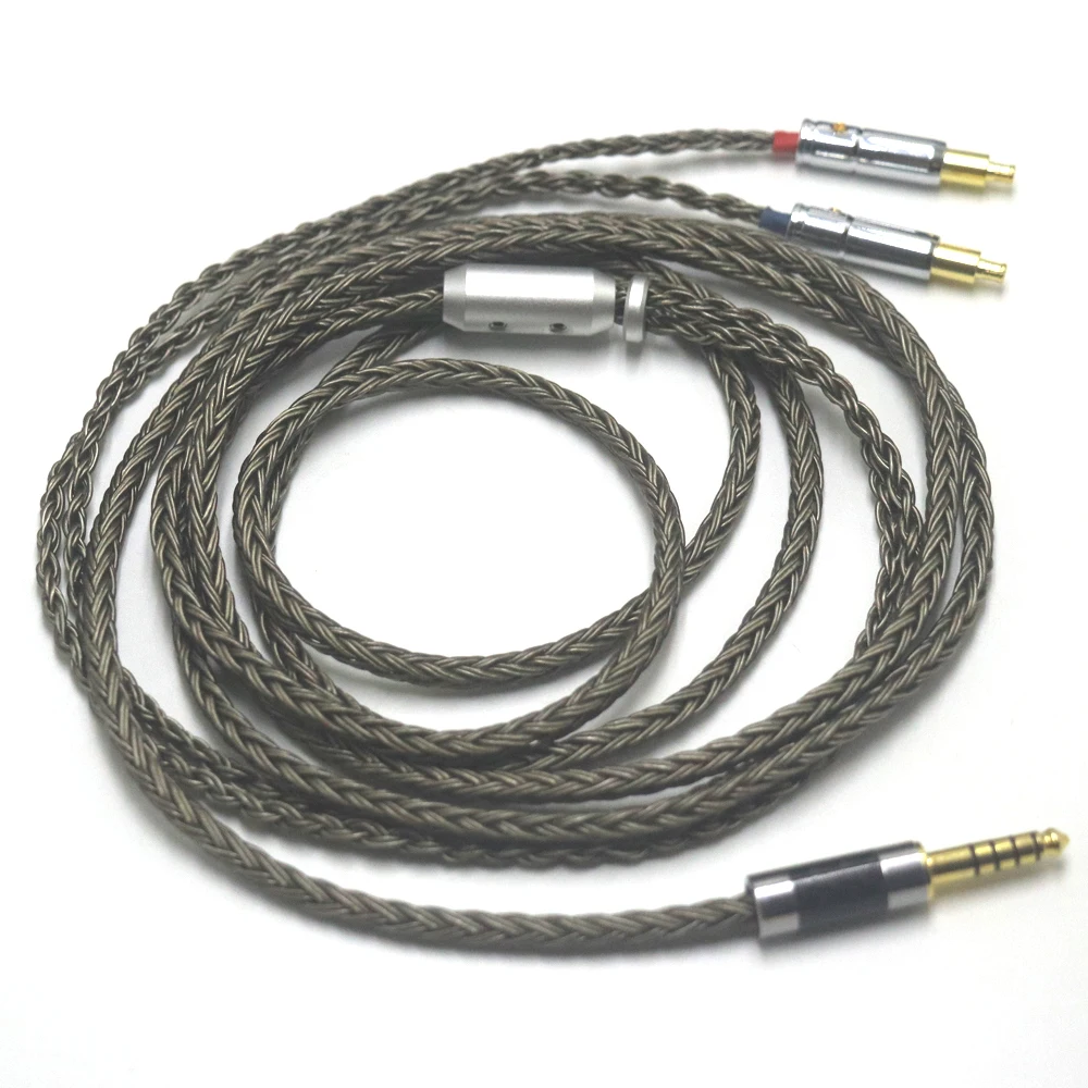 Haldane 총 색상 16 코어, 테크니카 ATH-WP900 MSR7B AP2000 ES770H SR9 ADX5000 XLR/2.5/4.4mm 밸런스 헤드폰 업그레이드 케이블
