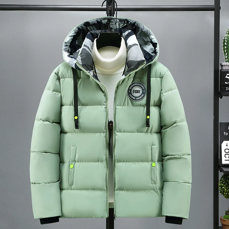 Otoño Invierno hombres chaqueta al aire libre removible con capucha rompevientos abrigos hombres prendas de vestir cálidas moda Casual Parkas sólidas chaqueta masculina Tops