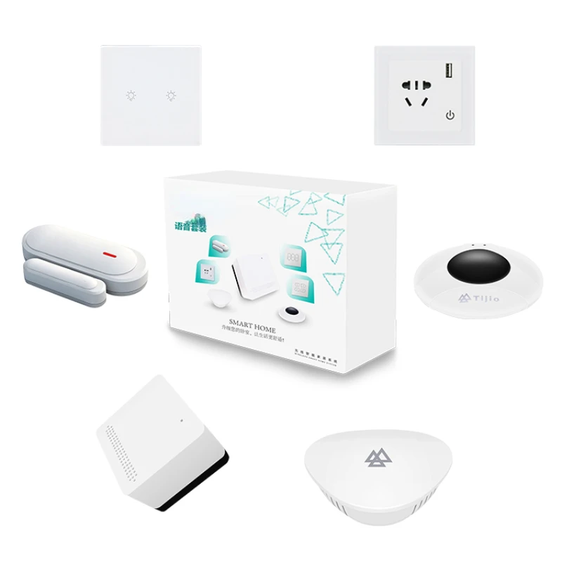 wifi tuya zigbee smart home automation kit voice control with google alexa