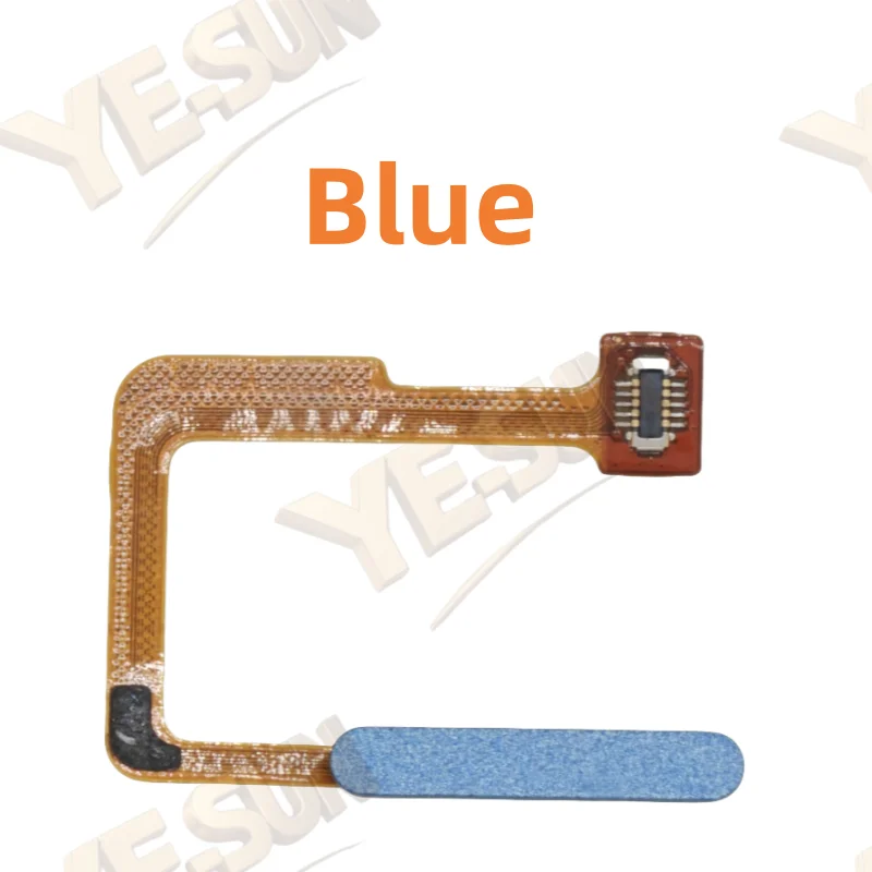 For Xiaomi Redmi Note 12 Turbo / Poco F5 Fingerprint Sensor Home Return Key Menu Button With Side Power On Off Flex