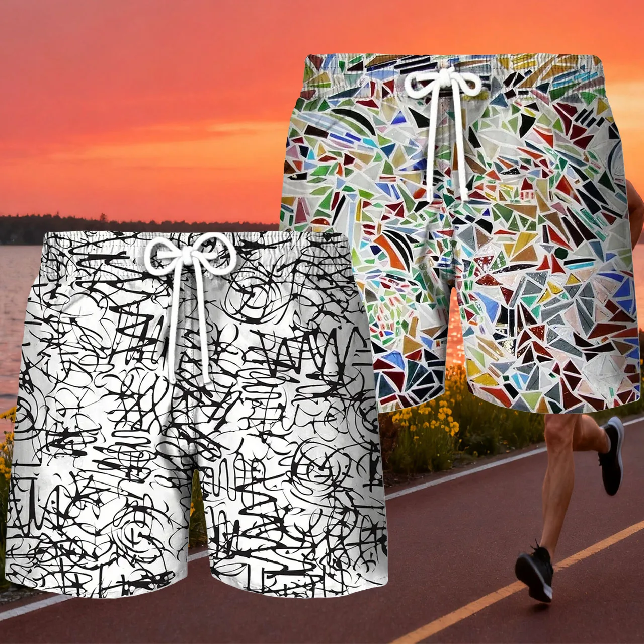 

Новые мужские/женские спортивные шорты для тренировок на открытом воздухе, бега, фитнеса, плавания, серфинга, быстросохнущие дышащие пляжные брюки для отдыха