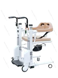 Paralytic Elderly Transfer Machine Multifunctional Electric Lifting Transfer Chair for Disabled Home Care, Bathing