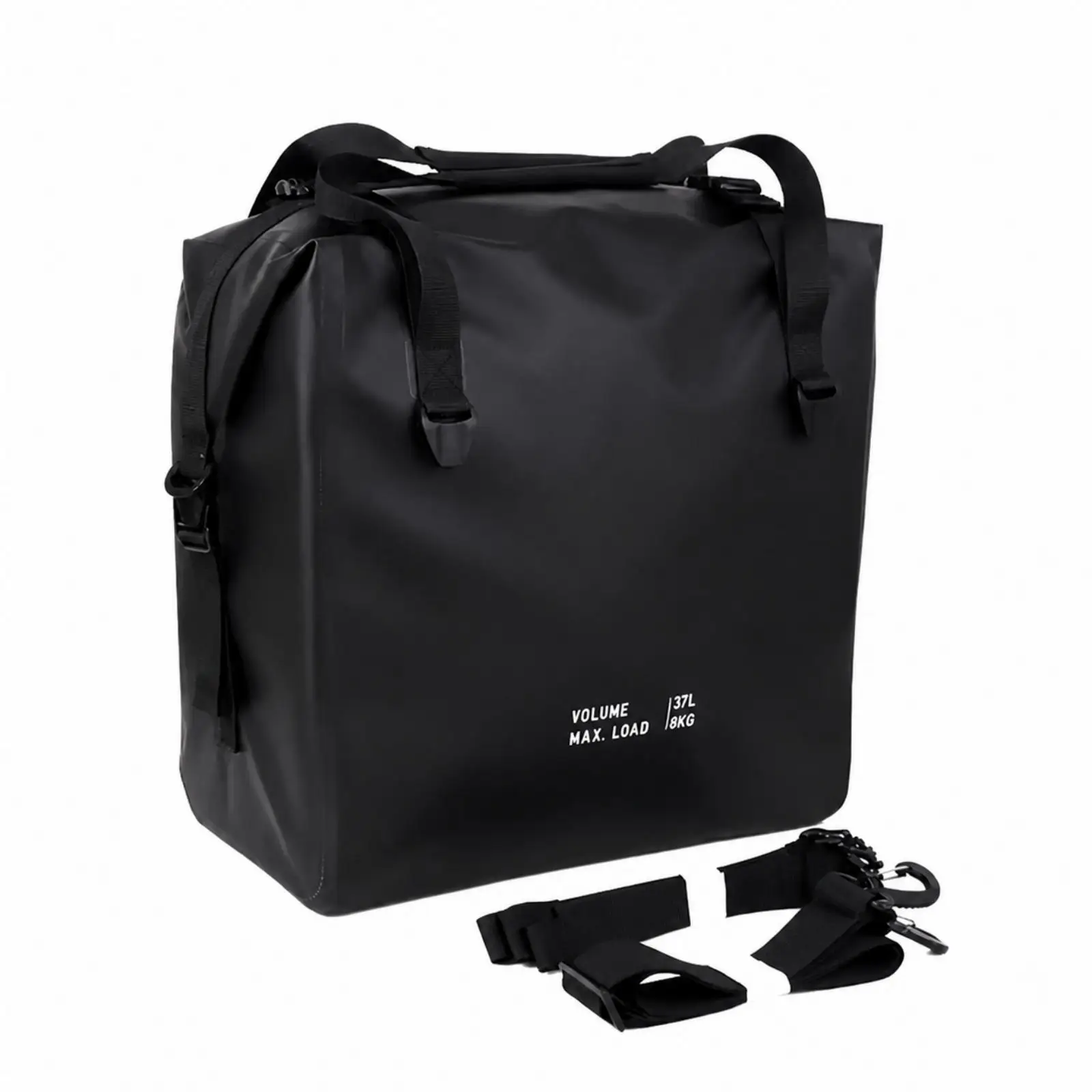 Foldable Motorcycle Storage Bag with Rapid-Release Buckles Water-Resistant Motorcycle Luggage Insert with Shoulder Strap Zip