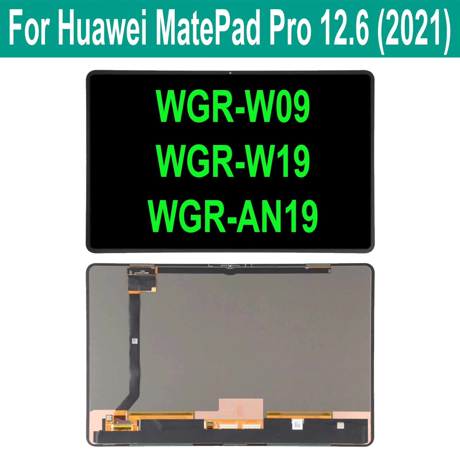 OLED LCD Display Touch Screen Digitizer For Huawei MatePad Pro 12.6 2021 WGR-W09 WGR-W19 WGR-AN19