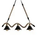 

Hemp rope chandelier American cafe personalized creative clothing store industrial style restaurant wrought iron