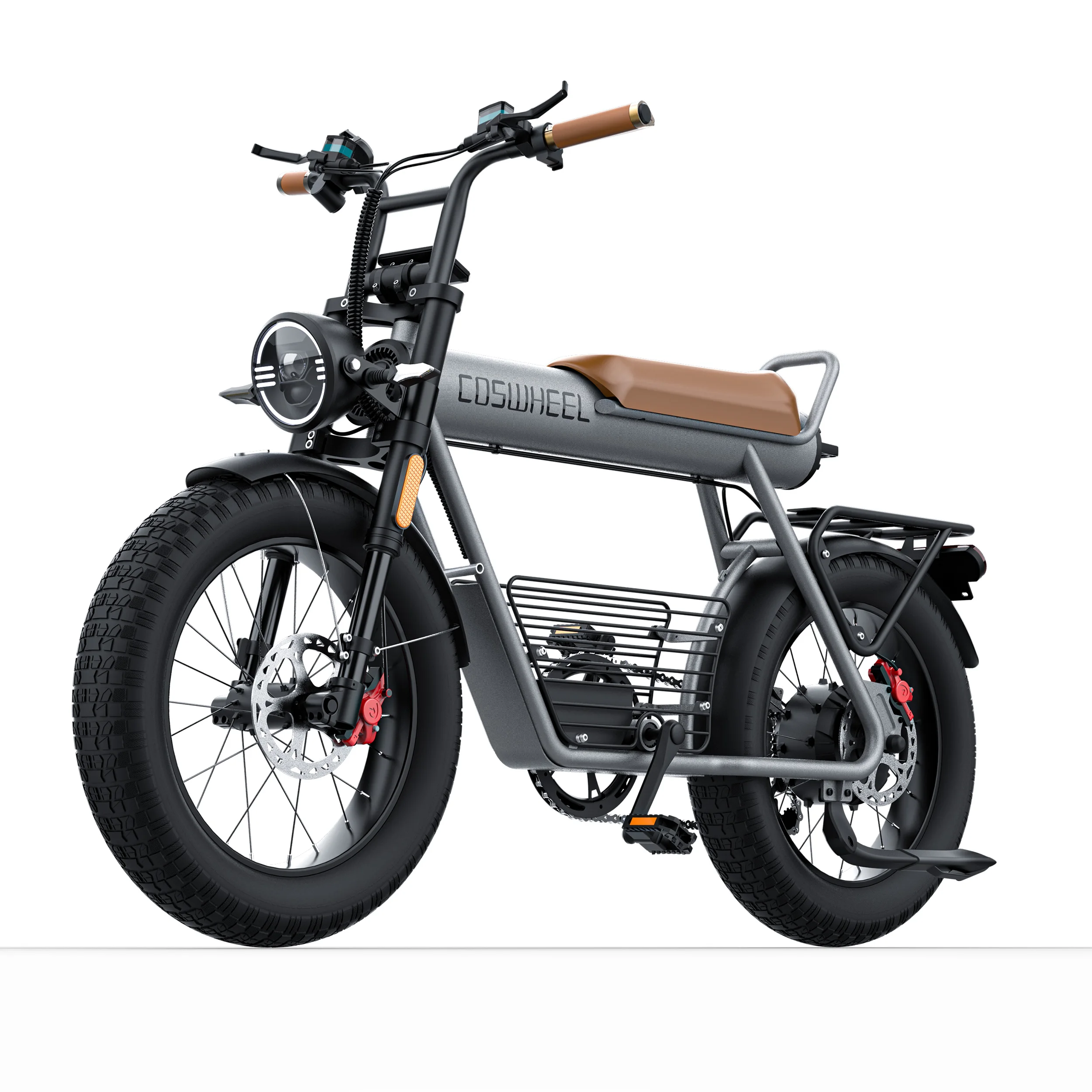 COSWHEEL CT20 vélo électrique adulte 1500W VTT électrique pour hommes 60V25AH batterie 20X5.0 pouces gros pneu vélo électrique pour hommes