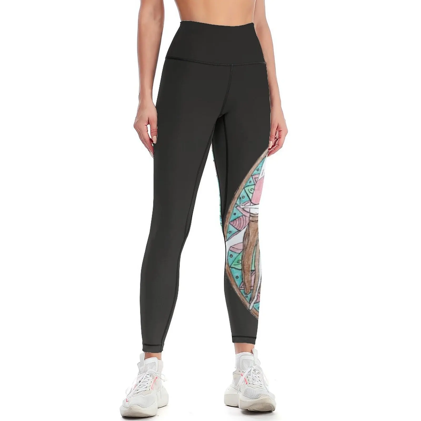 Dancer mandala Leggings Golf wear Fitness's gym clothes gym sportswear woman Sweatpants Womens Leggings