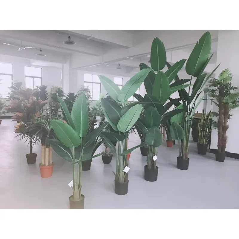 Artificial Banana Plants Tree for Ornamental Indoor Decor for Home Office Garden - view 4
