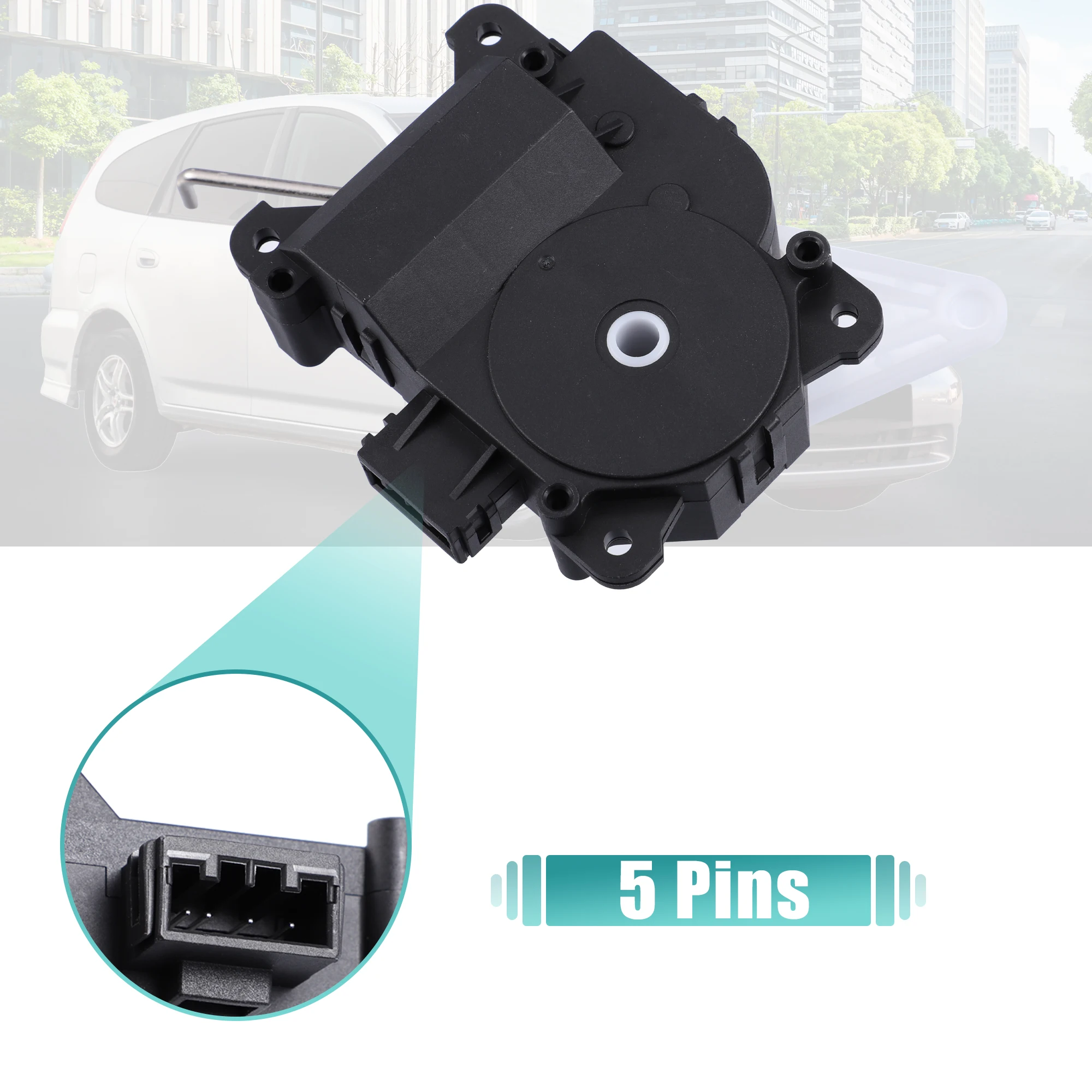 UXCELL 79160-S0X-A01 604-946 Actuador de puerta de mezcla de calentador de CA de coche para Honda Pilot 03-08