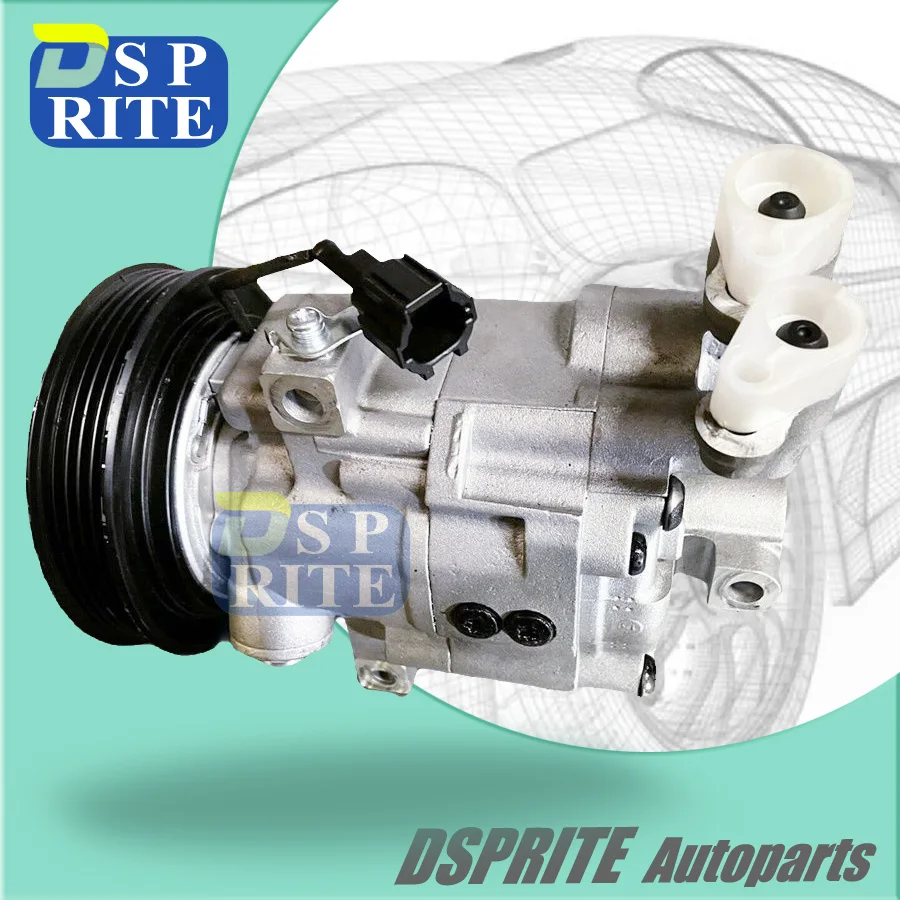 

For Nissan MARCH III MICRA K12 16V NOTE E11 1.4 1.6 ac compressor 92600AX84B 92600AX80A 92600AX80B 92600AX800 DKV08