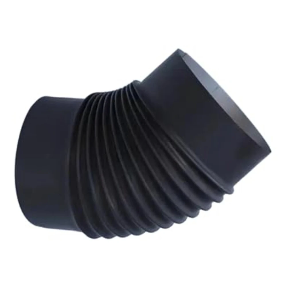 

For Flexible Fireplace Chimney 45 Degree Stainless Steel Elbow Pipe for Flue Vent Connector Suitable for Smoke Management