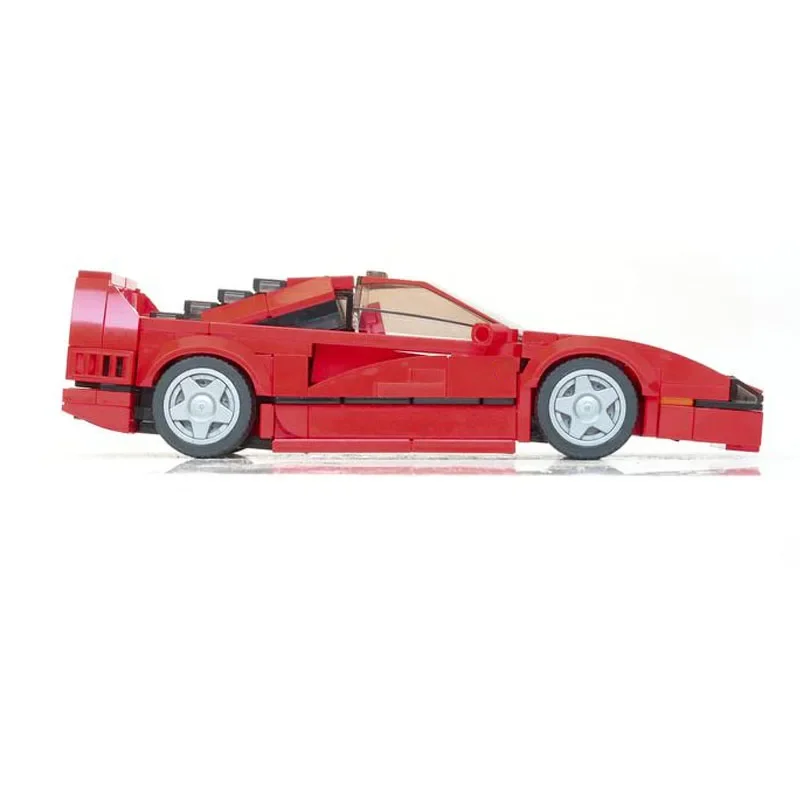 MOC Speed Champion F40 Racing Car MOC-60667 Supercar Toy Building Block Model 365PCS Car Model Kids Birthday Gift Christmas Gift