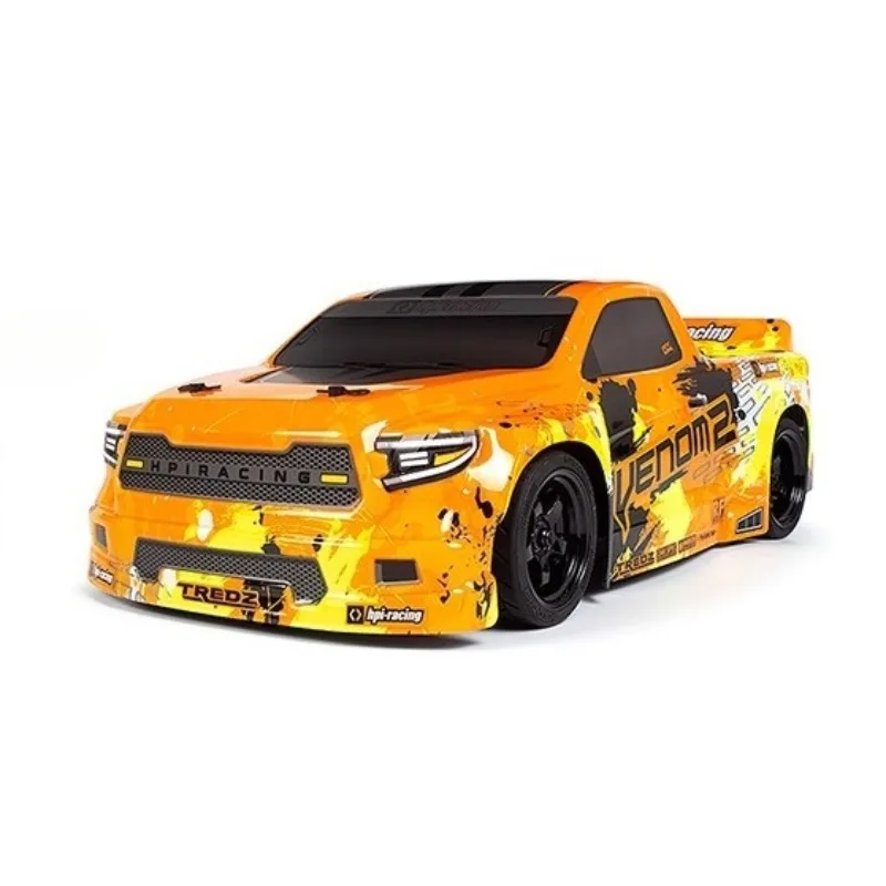 Coche de derrape RC 1/10 Venom2 4WD, pastilla sin escobillas, eléctrico, bajo, Control remoto, carrera plana, modelo RV, juguete para regalo para adultos