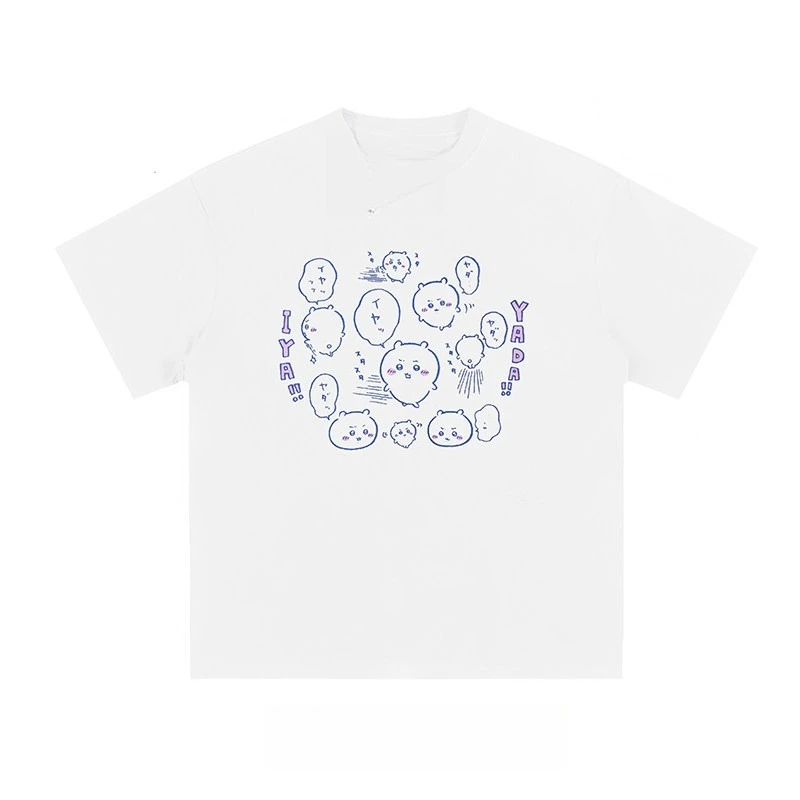 2026 Chiikawa Summer Parent Child Pure Cotton T-shirt Comfortable, Breathable, High Quality Ins Y2k