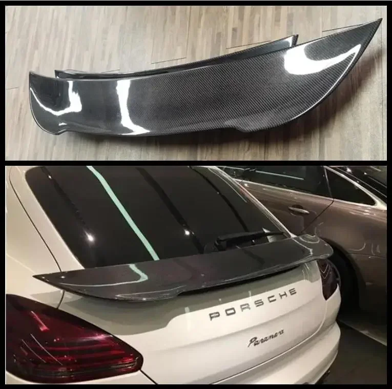 High Quality REAL CARBON FIBER REAR WING TRUNK SPOILER FOR Porsche Panamera 970 970.1 970.2 2010 2011 2012 2013 2014 2015 2016