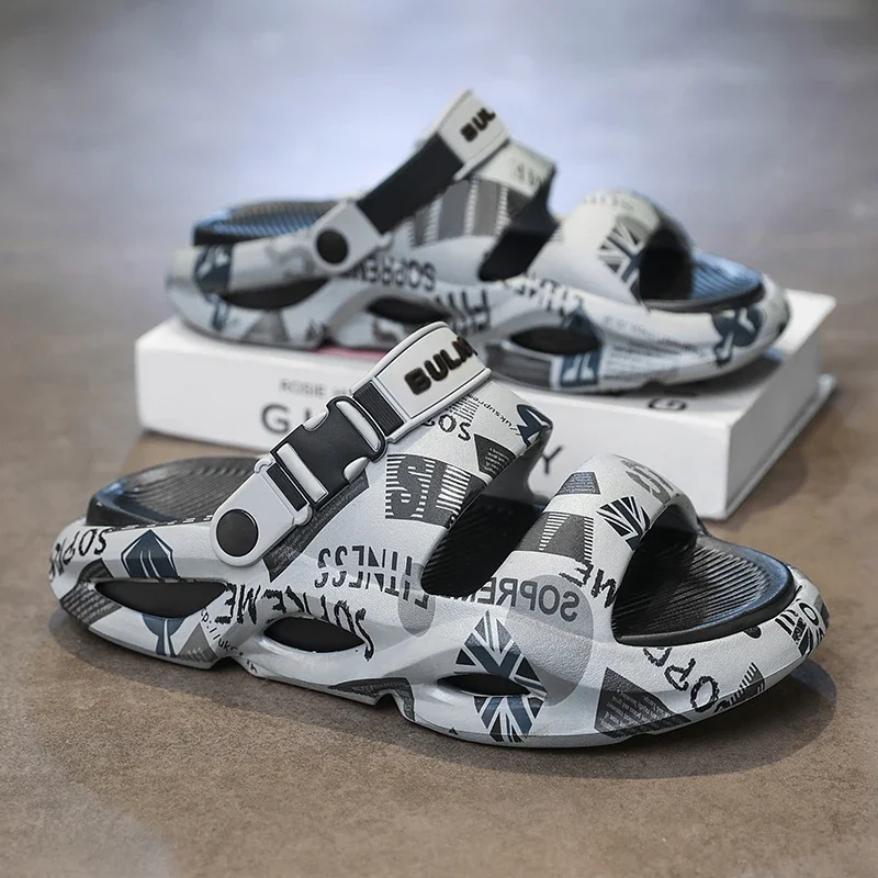 

Summer New National Flag Heat Transfer Printed Slippers Fashion Casual Beach Outdoor Slides