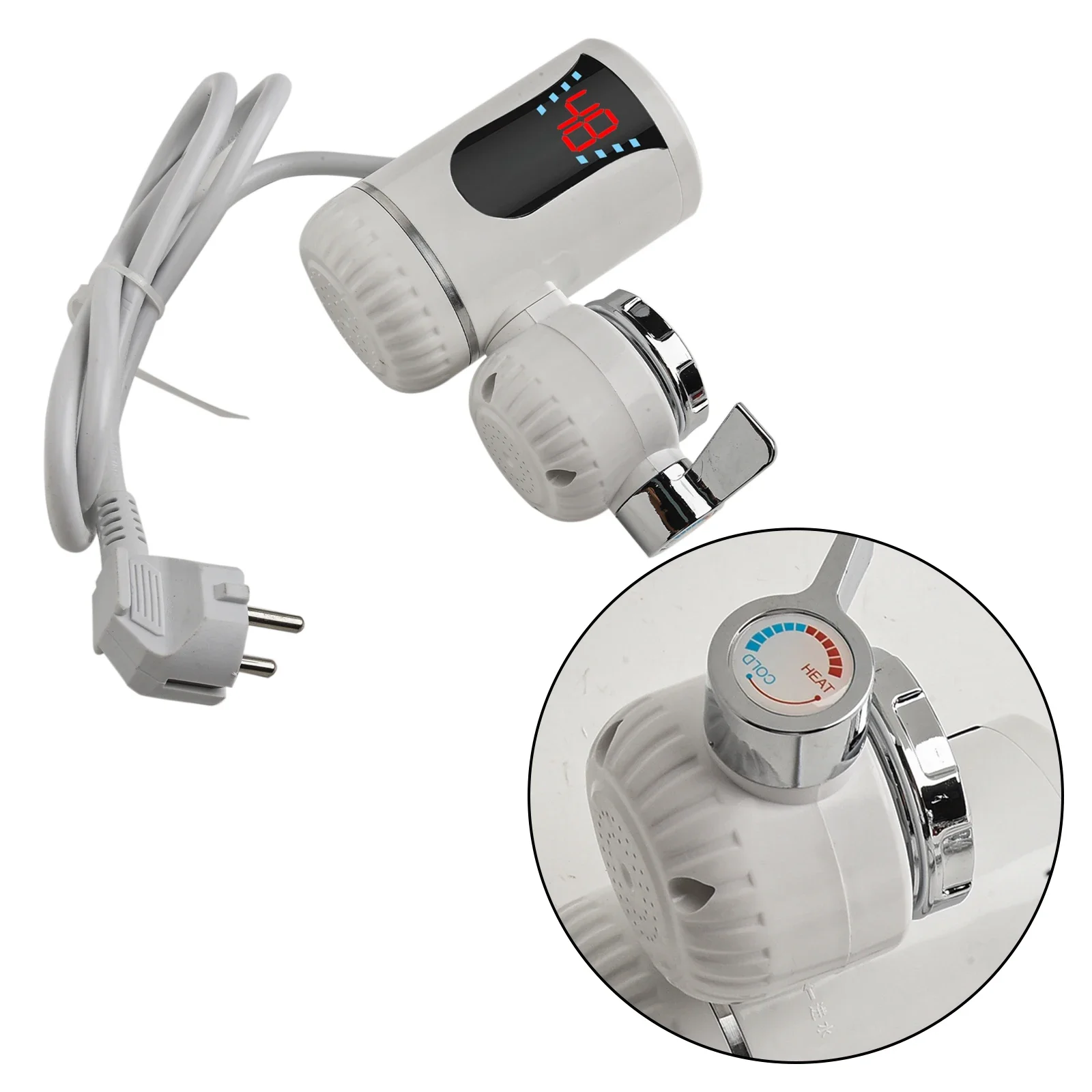 Real time Temperature Display Electric Faucet for Hot and Cold Kitchen Stay in Control Enjoy Comfortable Water Temp