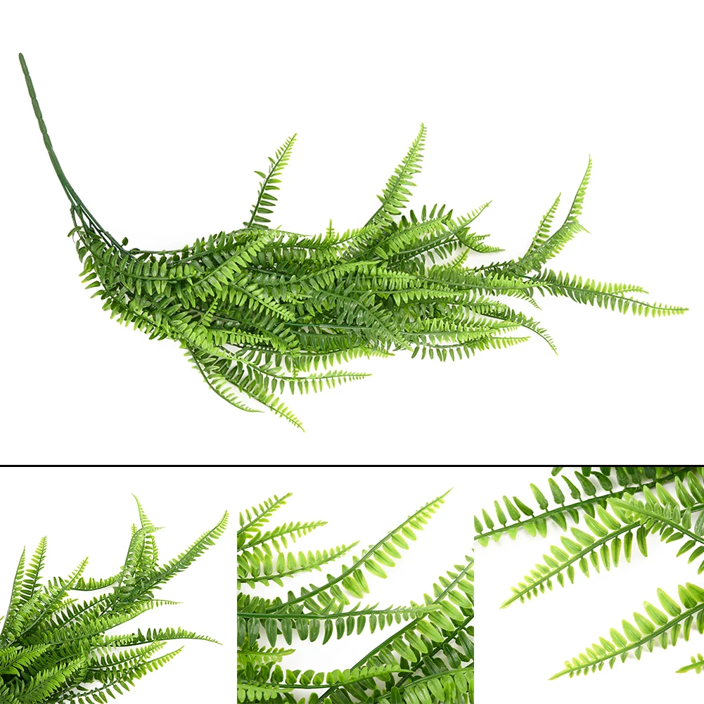 Simulation Fern Grass Green Plant Artificial Fern Persian Leaves Flower Persian Fake Ivy Vine Grass Wedding Party Wall Home