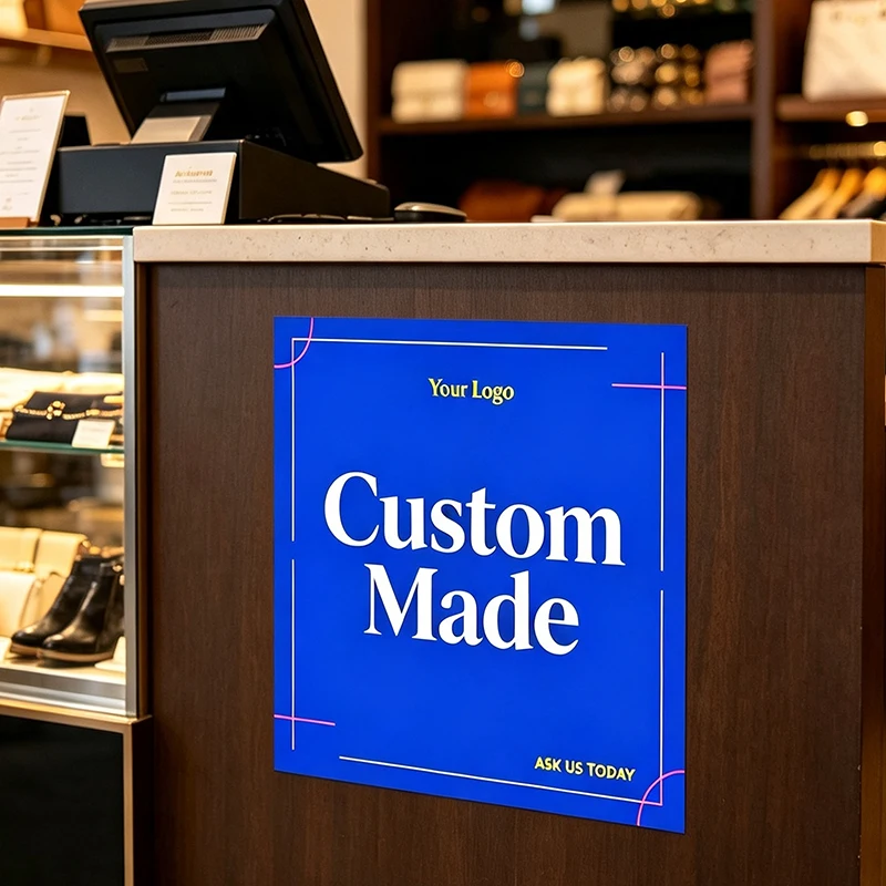 Custom Adverting Sticker Any Size  Hotel Market Steakhouse Shop Floral shop Recruitment Commercial Promotion & Public Display