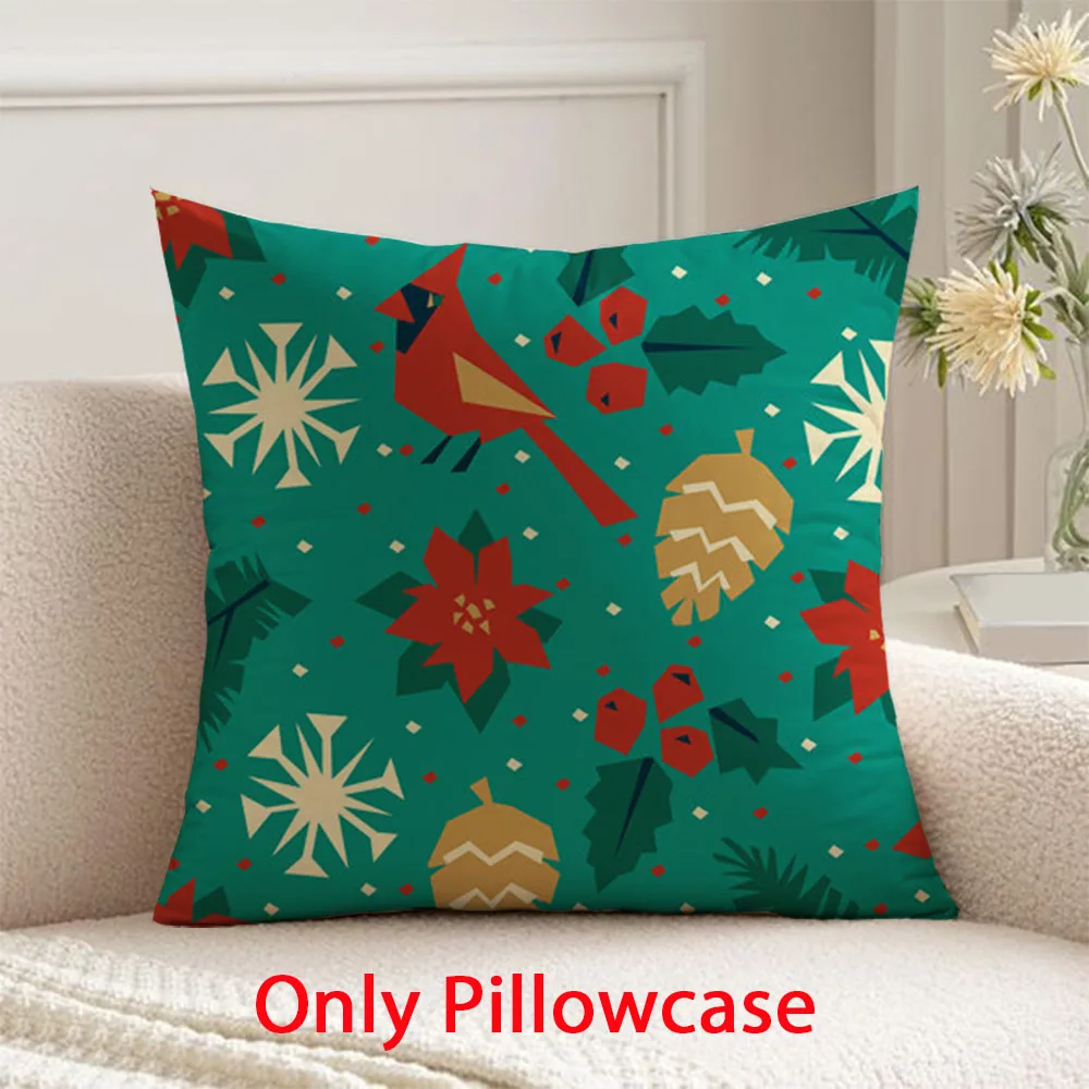 

Christmas Pillow cover winter decorative 45x45 cushions cover for New Year home decor pillow case