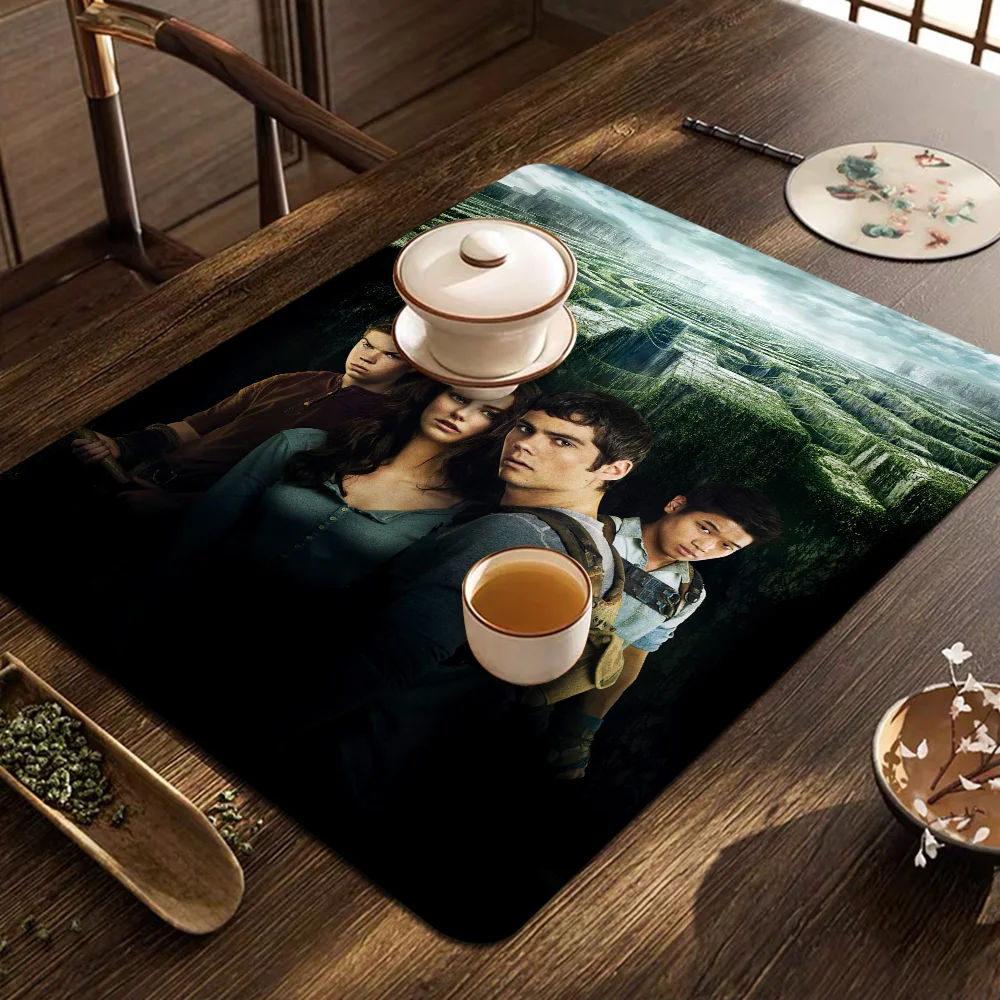 

The Maze Runner Movie Table Drain Pad Tabletop Absorbent Draining Mat Tableware Mats Placemats For Table Decor