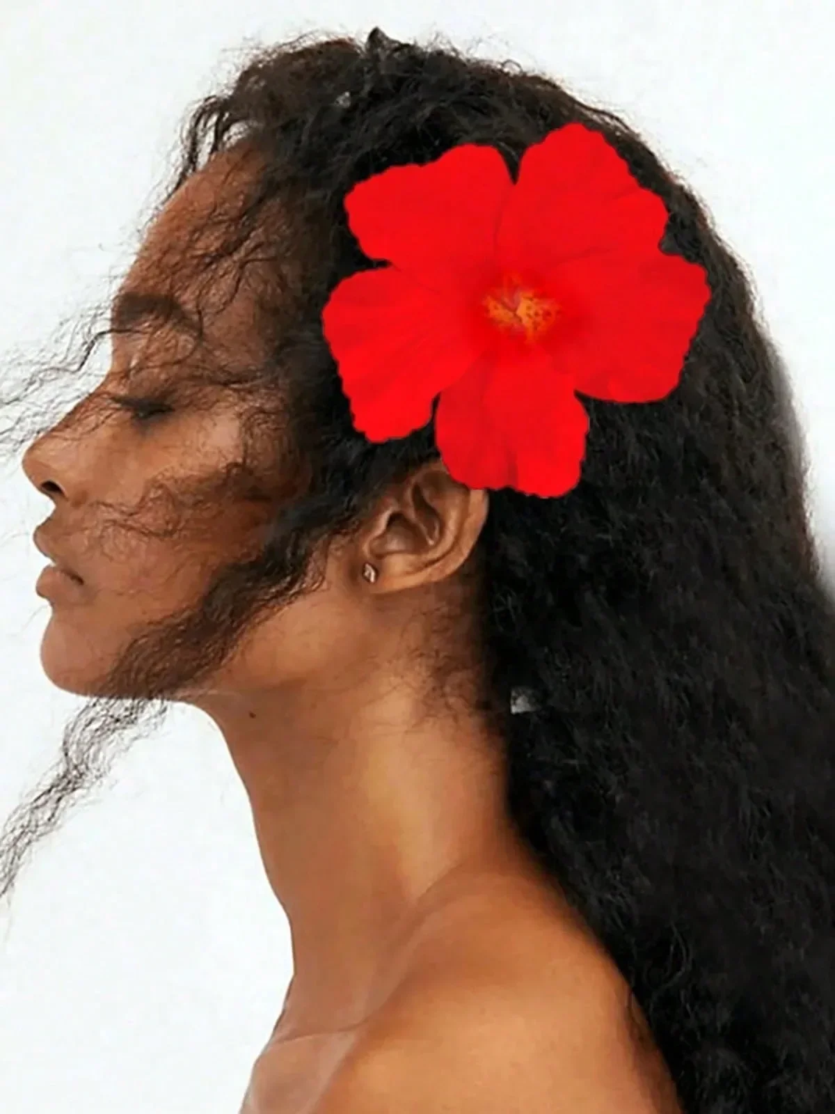 1 Uds. Pinza de pelo de flor hawaiana para mujeres y niñas, Clip de flequillo lateral de flor bohemia romántica, pinzas para el cabello BB, accesorios para el cabello