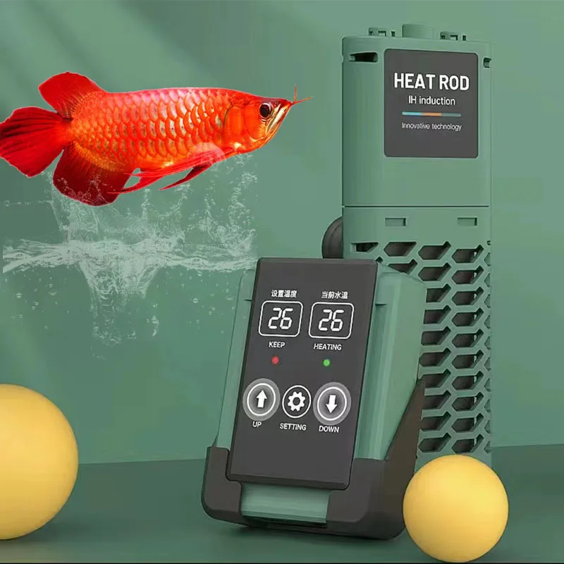 

Fish Tank Heater 1200W Aquarium Diving Smart LED Temperature Display Adjustable Water Heating Rod Temperature Control