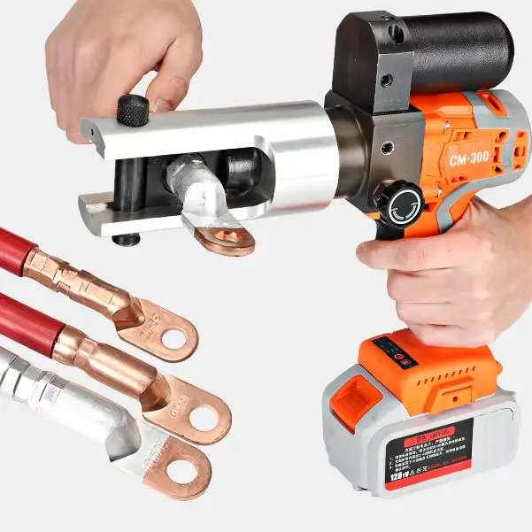 

CM-300/DM-300/DM-70C Электрические гидравлические клещи Перезаряжаемые обжимные клещи Литиевые электрические гидравлические клещи Инструменты для резки кабеля