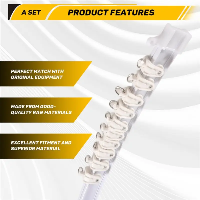 A20F-Flexible Bendable Ceiling Curtain Track, Ceiling Mount For Curtain Rail, Room Divider Ceiling Track For Curtains