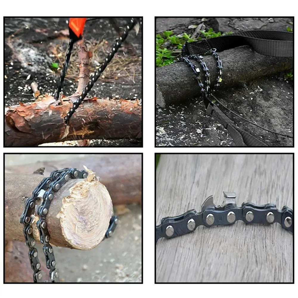 

Outdoor Portable Life Chain Saw, Chain Saw, Emergency Camping and Hiking Tool Pocket, Handmade Tool Bag, Outdoor Pocket, EDC