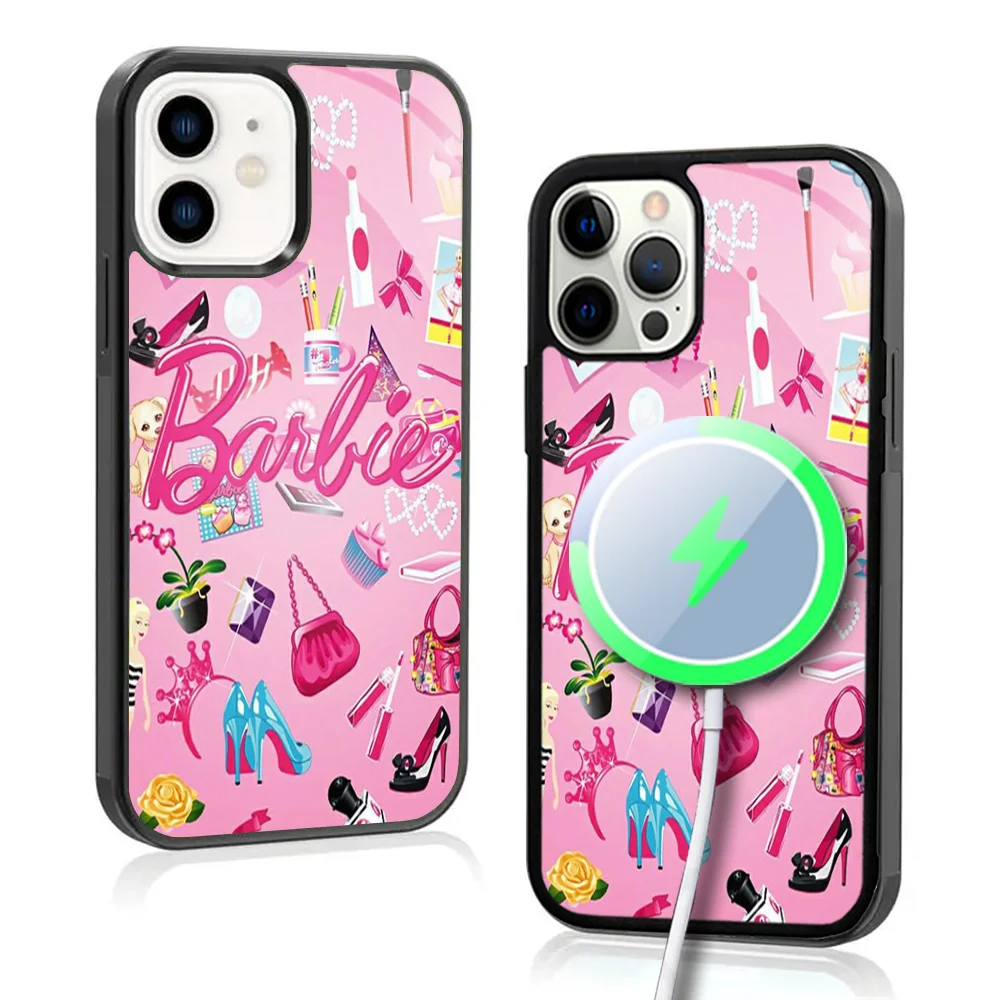 B-Barbies Movie Phone Case For IPhone 16 15 Pro Max Case 14 Plus 13 12 11 Magesafe Magnetic Wireless Charge Cover