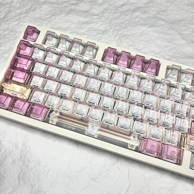 Aphrodite Keycaps Glass Mist Transparent Keycaps Plastic God Series Sword Keycaps Cherry Keycaps Mechanical Keyboard Keycaps