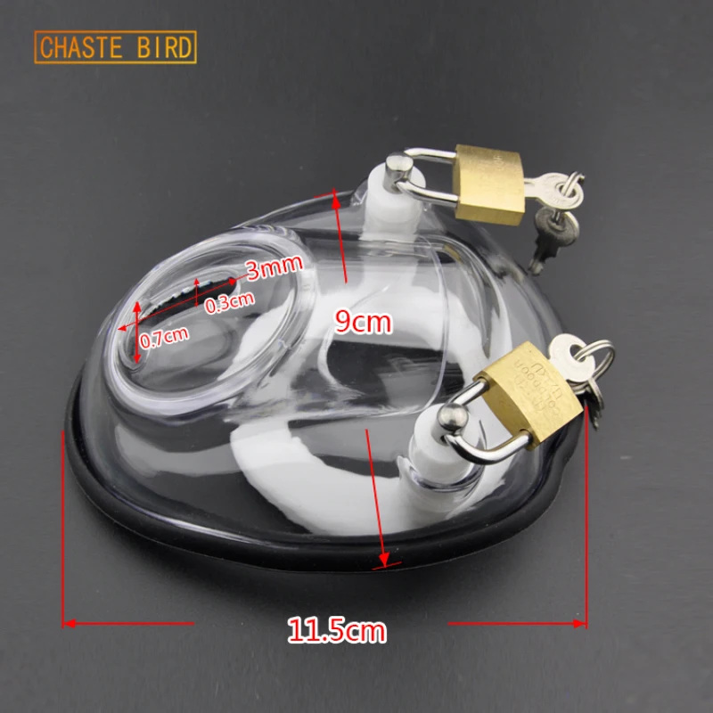 Chaste Bird CB2000 Male Chastity Device Cock Cages Men\'s Virginity Lock Penis Ring Penis Lock 2 Cock Ring Chastity Belt A139