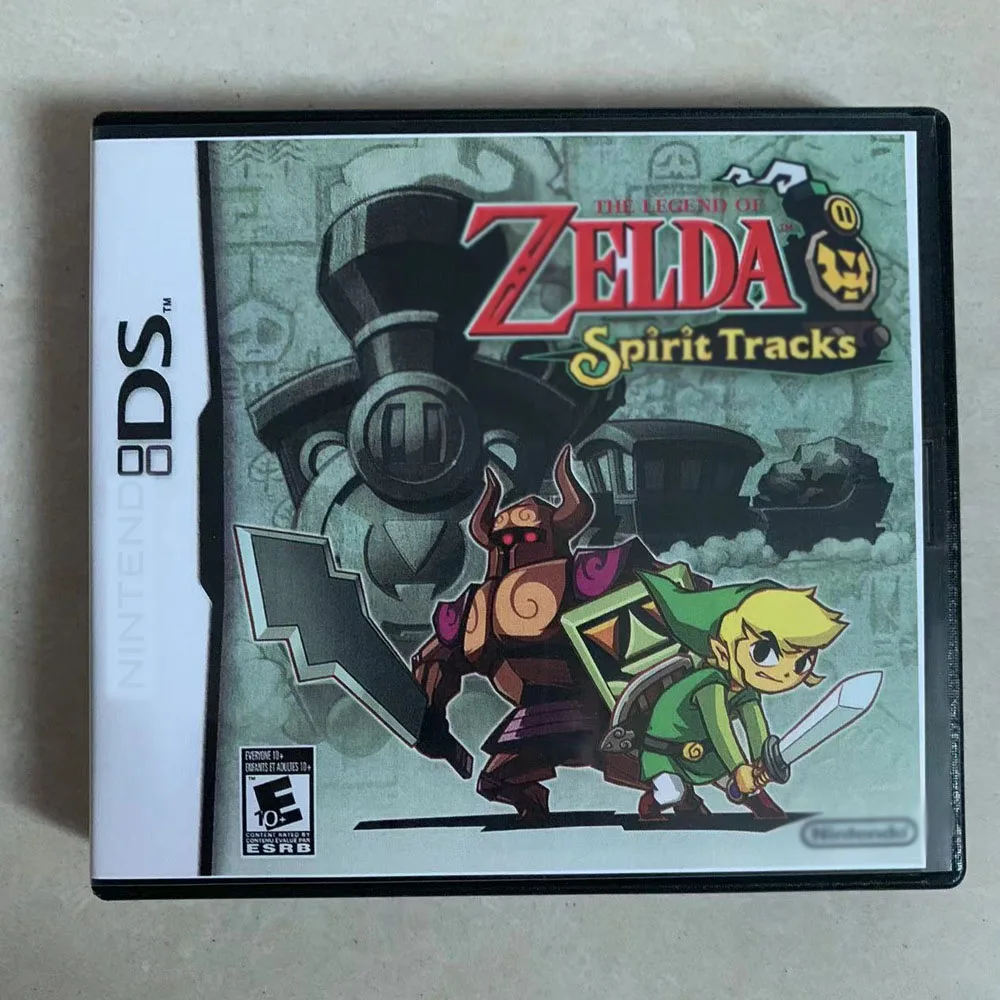 DS Boxed Game Card  Legend of Zelda Phantom Hourglass/Spirit Tracks USA Version (R4 Version) NDSL 2DS 3DS No manual view 5