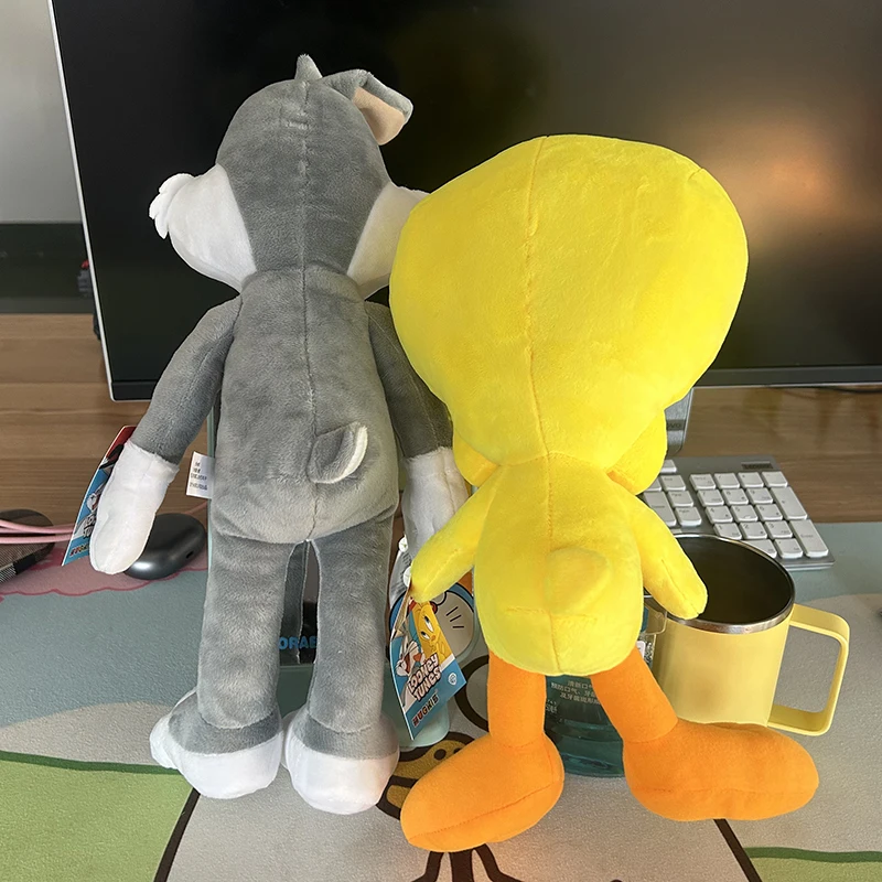 Big Looney Tunes Bugs Bunny Peluche Tweety Bird Bunny Anime Cartoon Movie Peluche Bambola di pezza Giocattoli Regalo