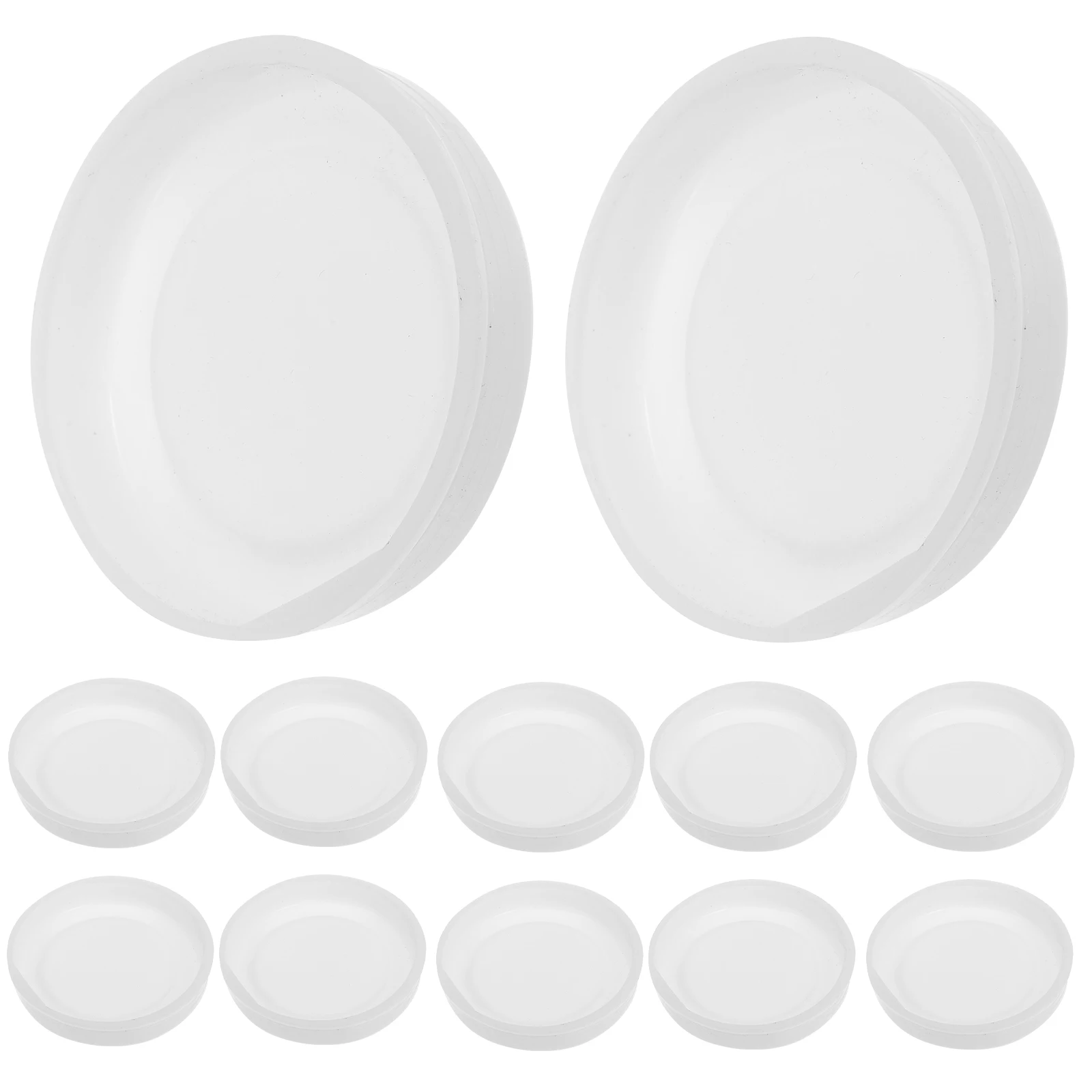 

20pcs Plastic End Caps 60Mm Round For Kraft Shipping Tubes Mailing Packaging Protection Secure Fit Sturdy Caps