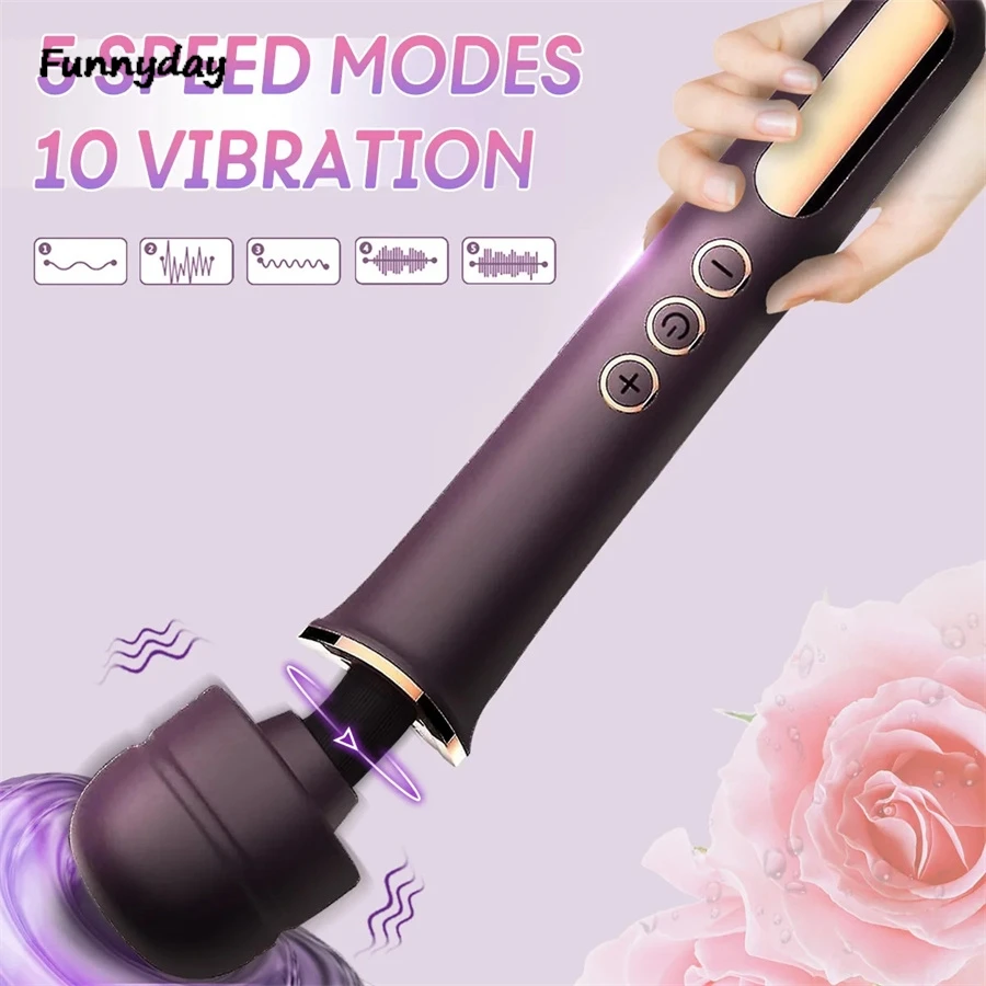 10-スピード強力な-av-スティックビッグバイブレーターハンドヘルド魔法の杖バイブレーター-g-スポットマッサージクリトリス刺激大人のおもちゃ女性のための