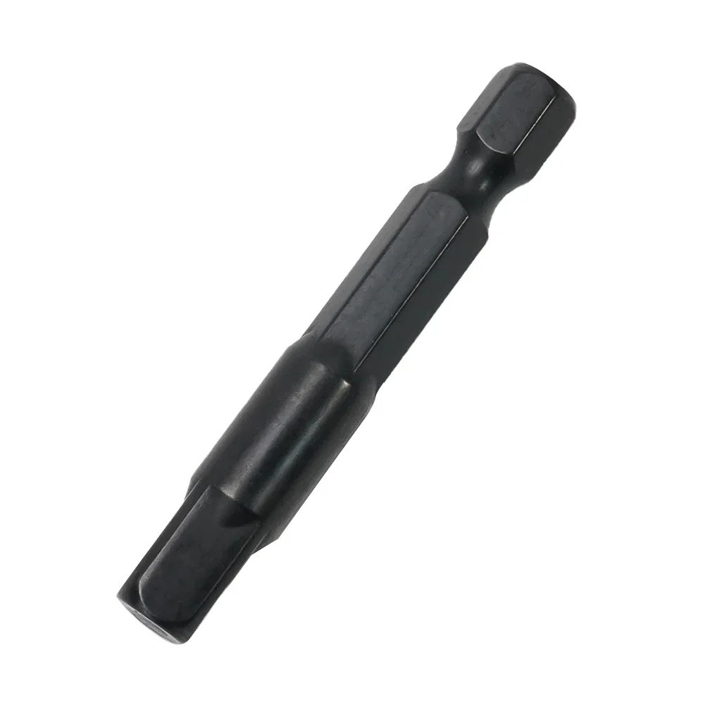 1/4inch Drill Socket Adapter For Driver Hexagonal Shank To Square Drill Bits Extension Rod Socket Extension Power Tools