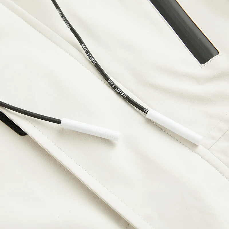 كاكي / أسود / الجيش الأخضر سترة خارجية للجنسين مقنعين يندبروف معطف مقاوم للماء متعدد جيب ملابس العمل نمط تصميم الخريف الشتاء المشي لمسافات طويلة السفر اليومي سترة وظيفية دافئة