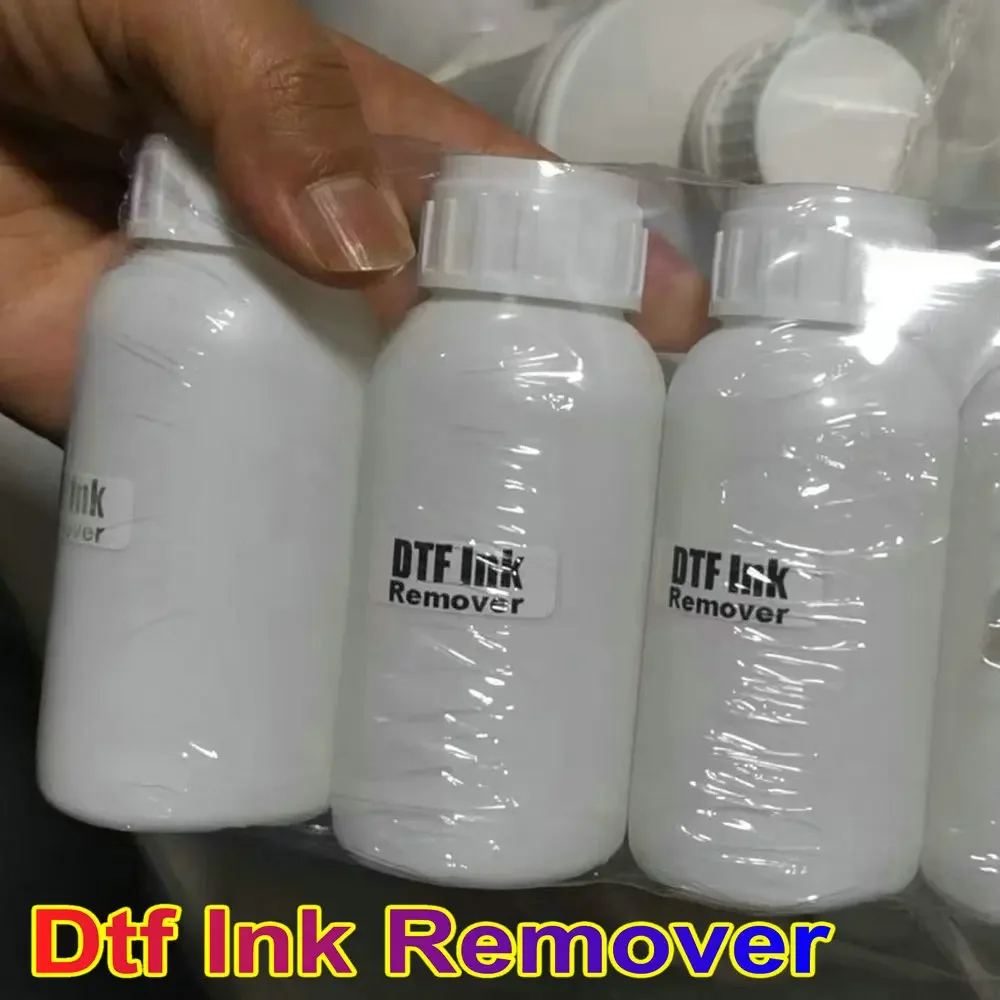 Dtf Remover Dtf Entfernen Sie Kleidung für Kleidungsstücke Dtf Ink Textile Vinyl Glue Remover Solution Cleaner Printer Printing Clean Liquid