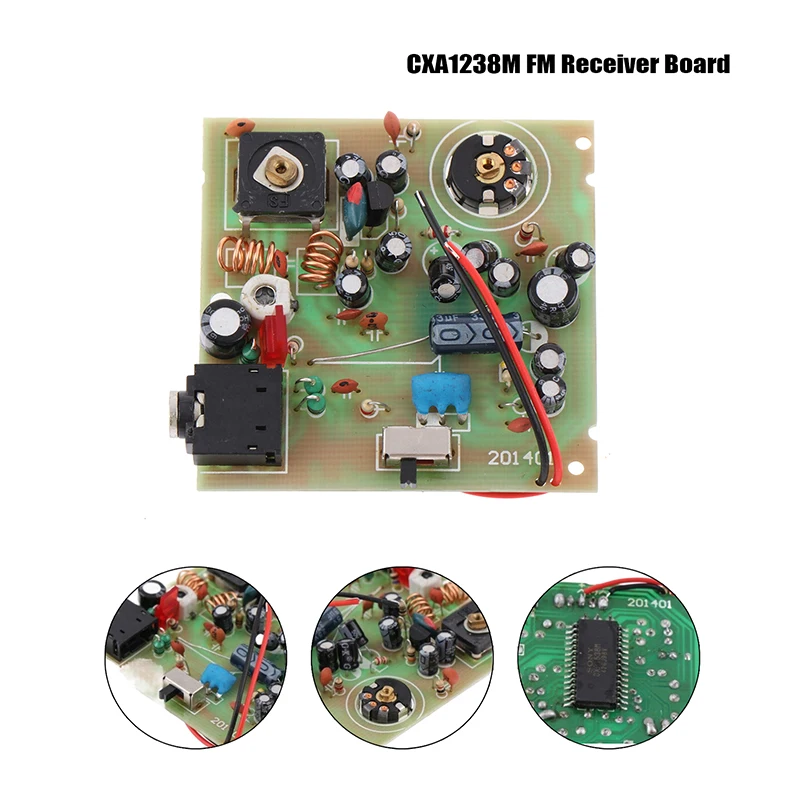 1pc New Original CXA1238M FM Receiver Board Radio Continuously Adjustable With Squelch/Stereo