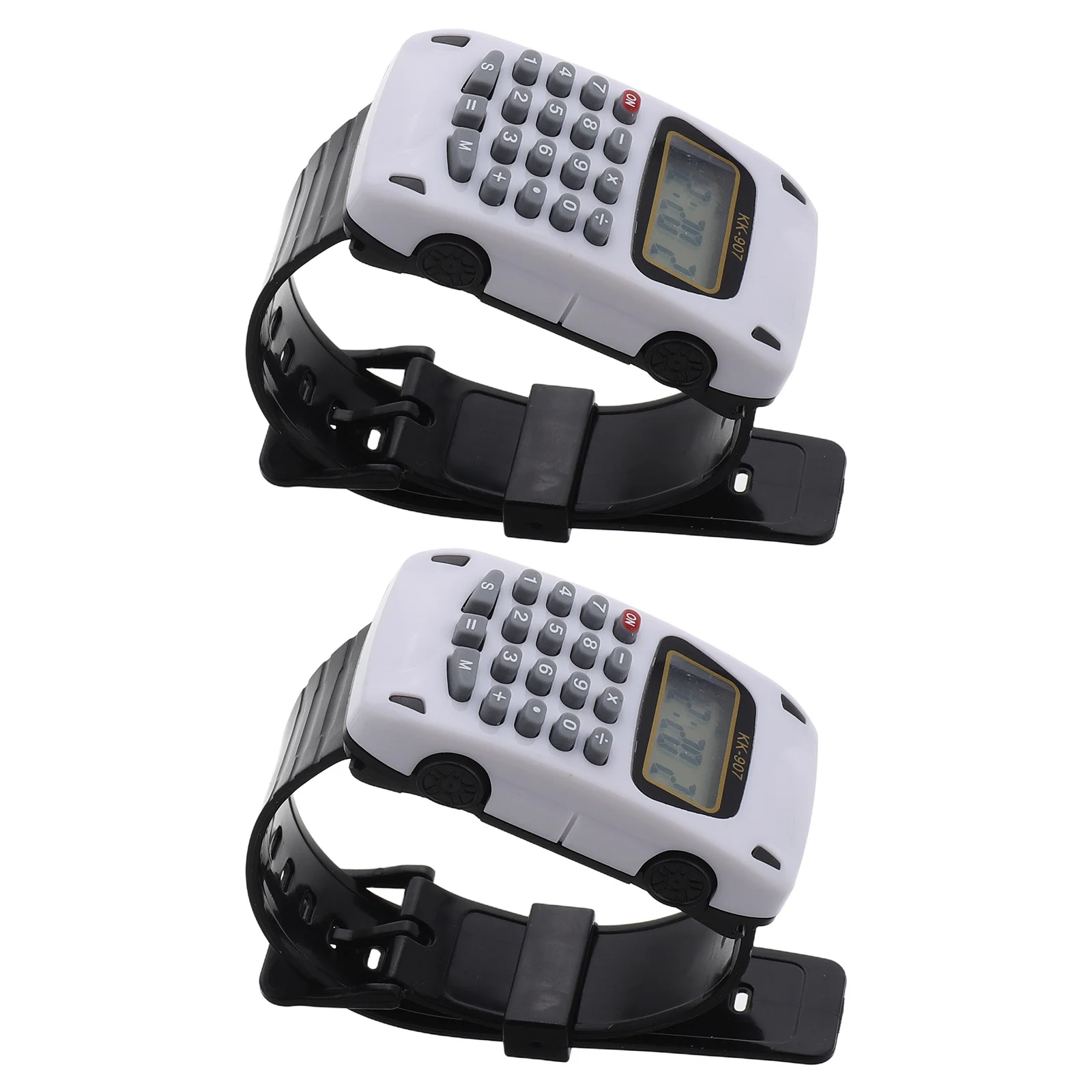 Reloj con calculadora Digital para niños, reloj de pulsera multifunción portátil con pantalla clara, reloj educativo de matemáticas para uso escolar, 2 uds.