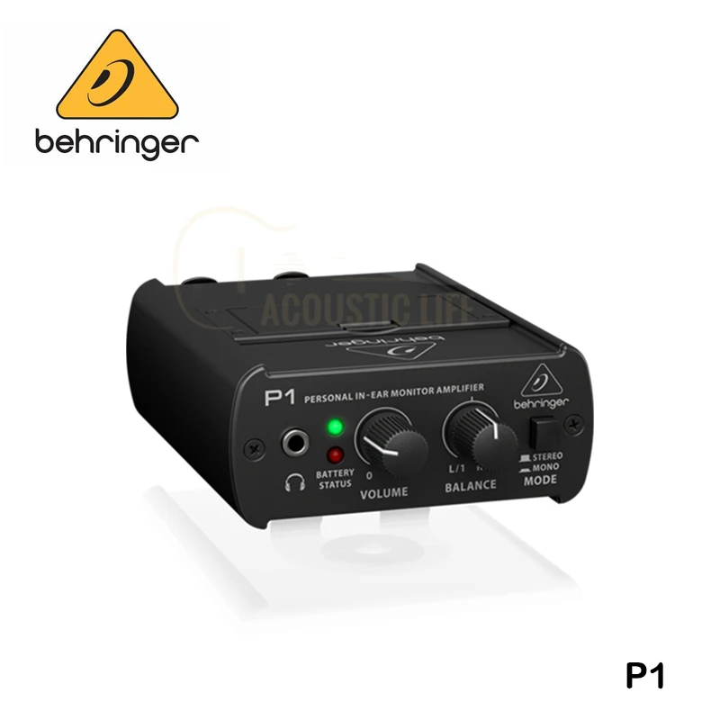 Behringer Powerplay P1 Personal Professional In-Ear Monitor Amplifier Music Accessories