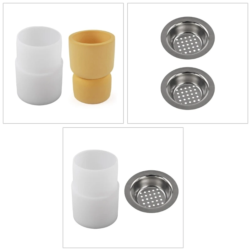 

M2EA Unique Cup Molds Cylinder and Bubble Cell Shapes with Silicone Material