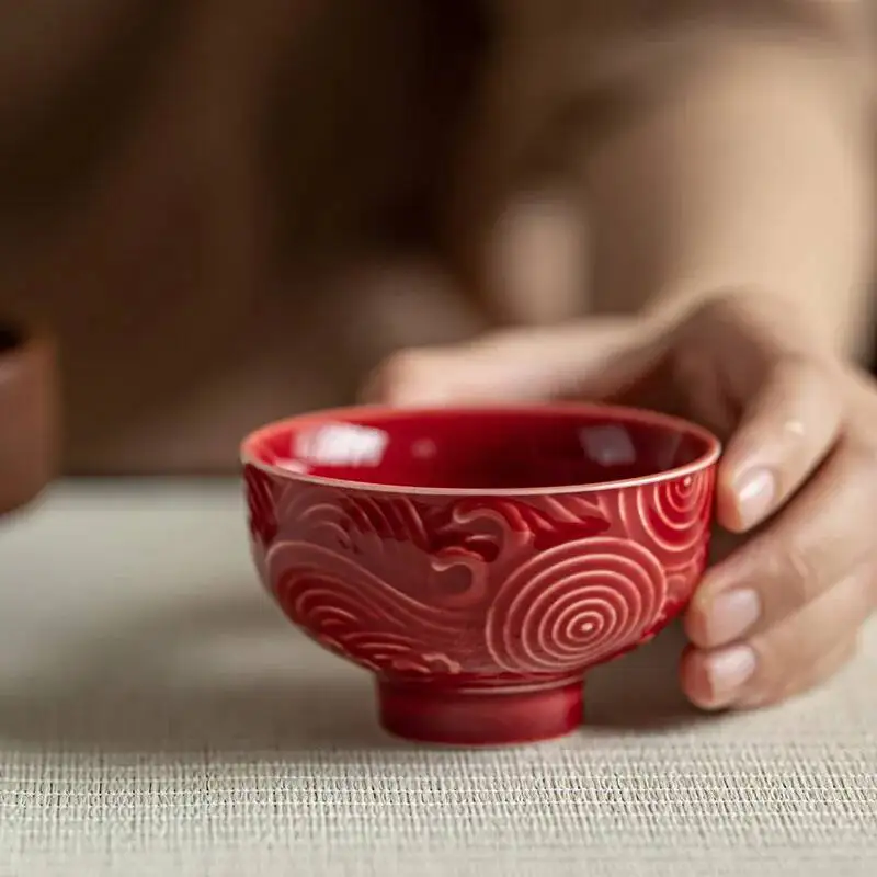   كوب تخمير الشاي المقاوم للحرارة، كوب سيراميك رئيسي، كوب تخمير شاي الكونغ فو، كوب شخصي، كوب شاي، كوب تذوق غرفة الشاي