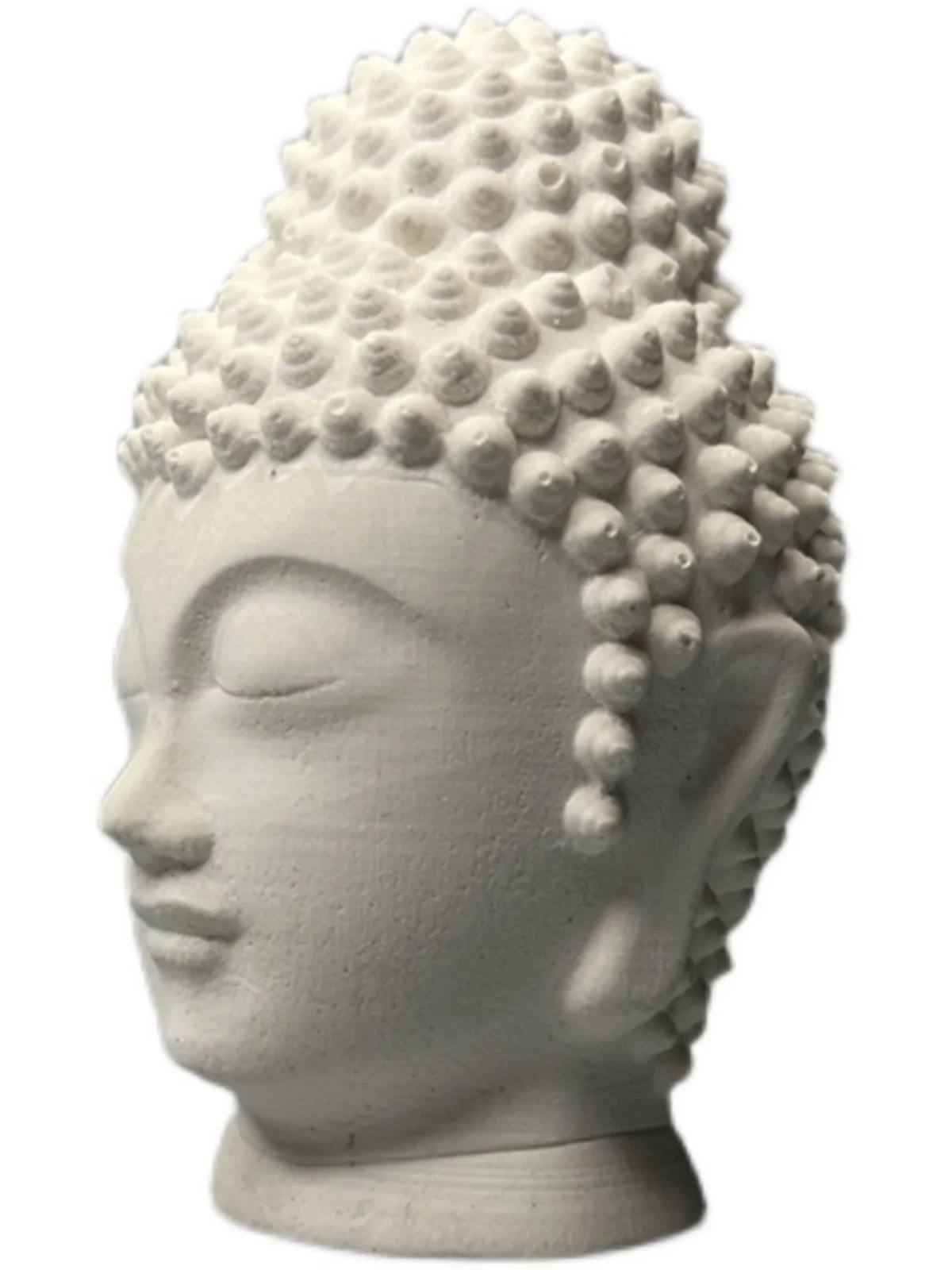 

Gypsum Buddha head, fish tank, micro landscape, home decor, entrance hall, desktop, character decorations, ornaments