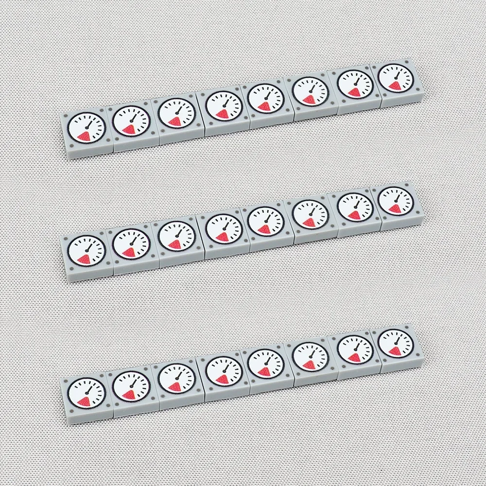 MOC 10 Piezas de Bloques de Construcción, Cabeza de Tornillo 3070, Patrón de Instrumento, Bloques de Construcción de Vehículos, Coche, Máquina, Accesorios Compatibles, Regalos