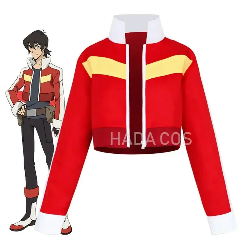 Voltron: Difensore leggendario dell'universo Keith Akira Kogane Costume cosplay Giacca Cappotto Costumi cosplay di carnevale di Halloween